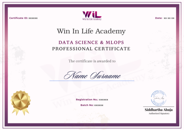 Data Science and MLOps Professional Certificate